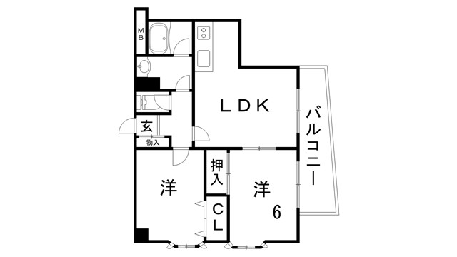 サントピア須磨の間取り