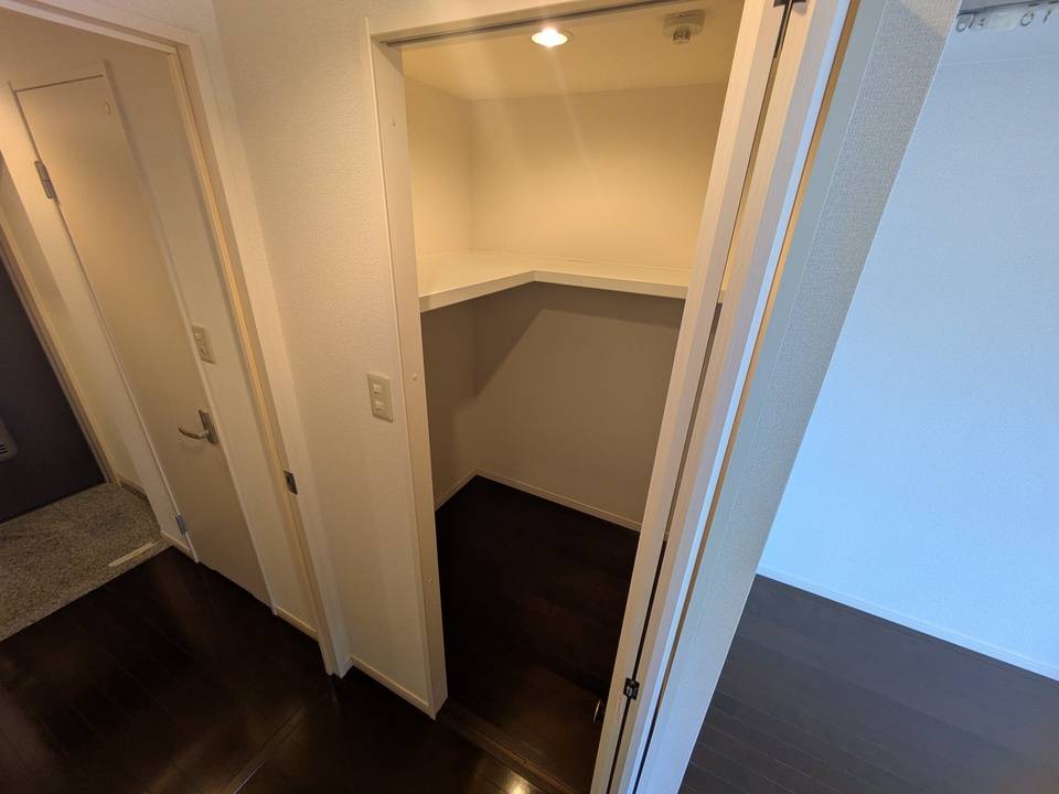 収納　ウォークインクローゼット