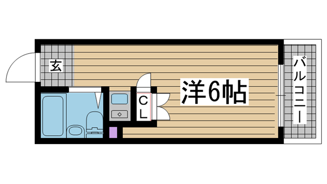 ネオダイキョー三宮の間取り