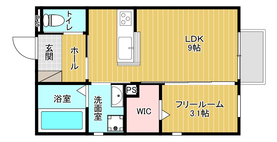 カーサドマーニの間取り