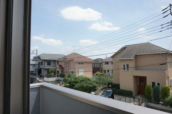 眺望　前面道路で眺望も良好