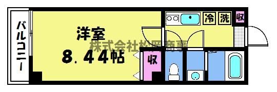 キャンバスKMの間取り