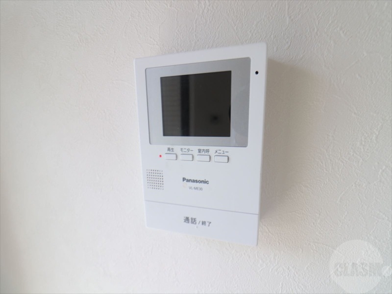 セキュリティ　モニターホンで安心ですね