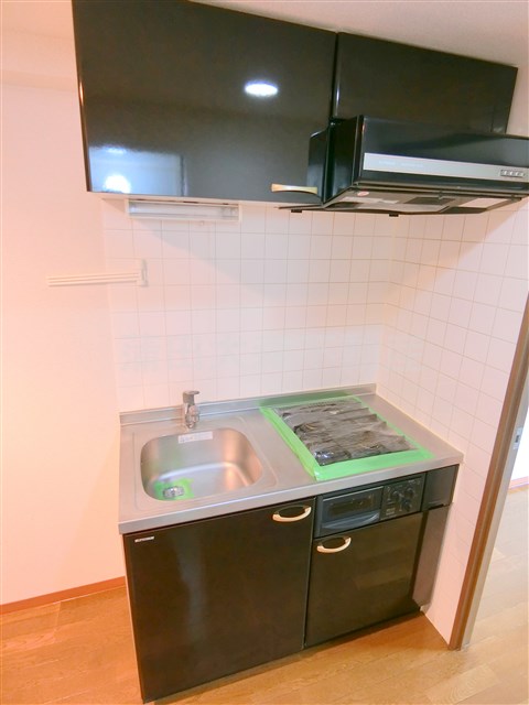 キッチン　2口ガスグリル付システムキッチン