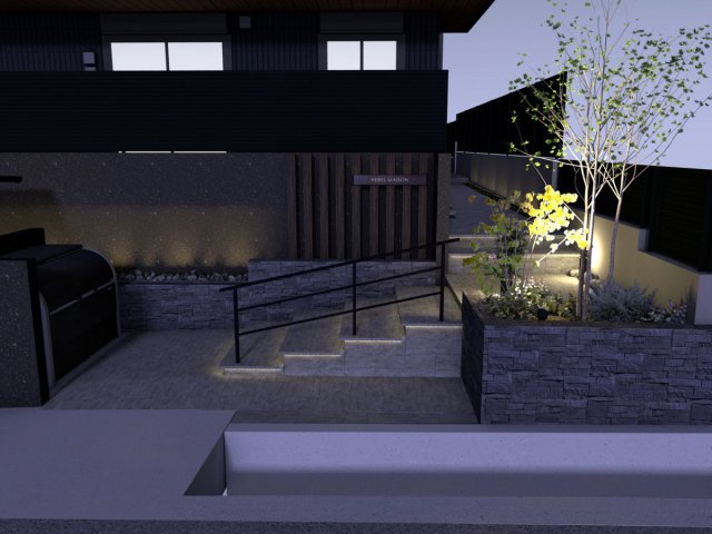 エントランス　完成パース