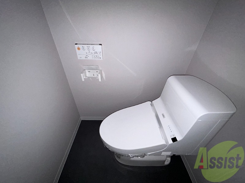 トイレ　トイレはウォシュレット機能が付いていて助かります。