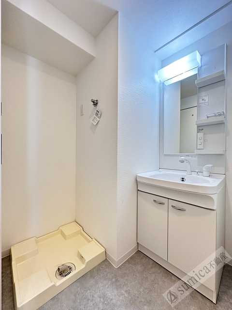 洗面設備　シャンプードレッサー付き・朝シャンもこちらで♪♪