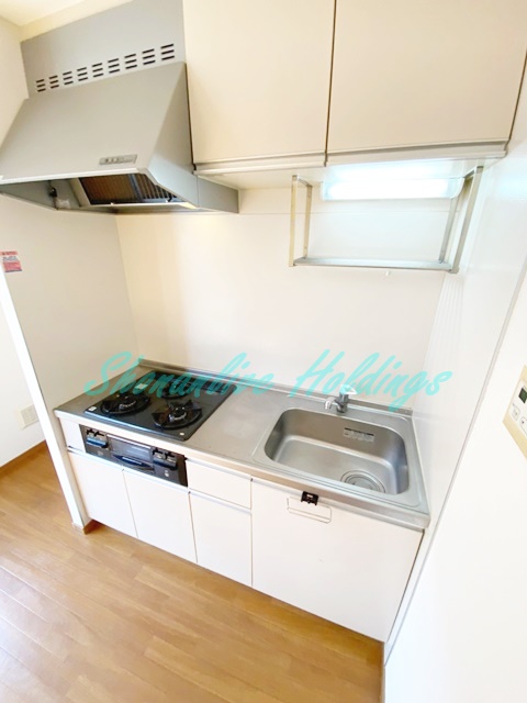 キッチン　グリル付き三口コンロ♪♪