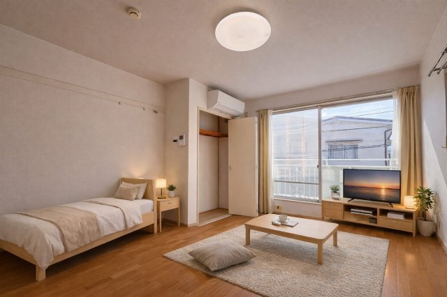 居室・リビング　家具配置イメージ画像です。