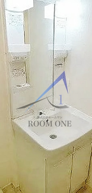 洗面設備　洗面台です。