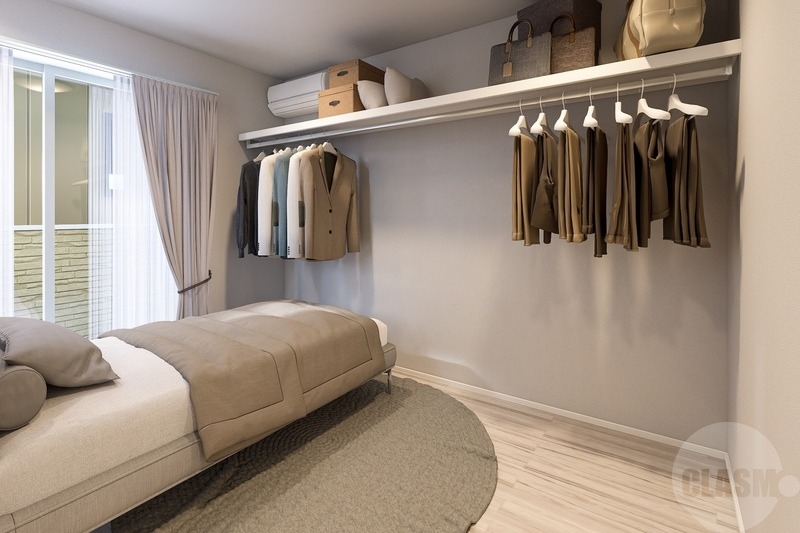 収納　クローゼット収納付きのお部屋です