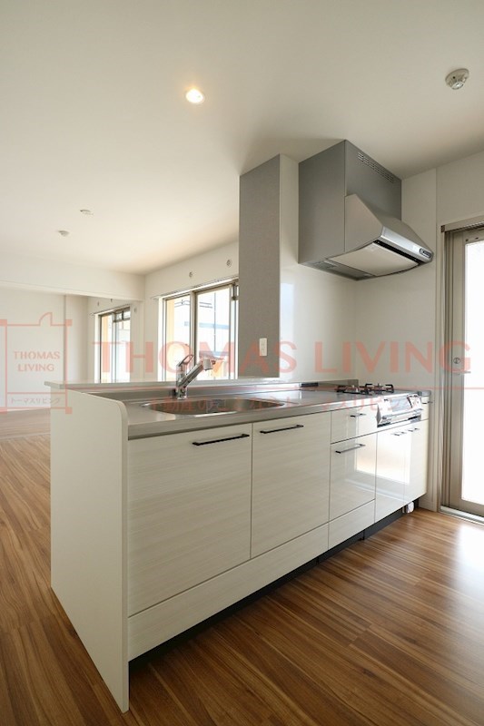 キッチン　写真は別号室です。