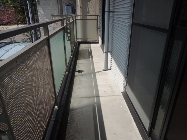 バルコニー　日当たり良好です