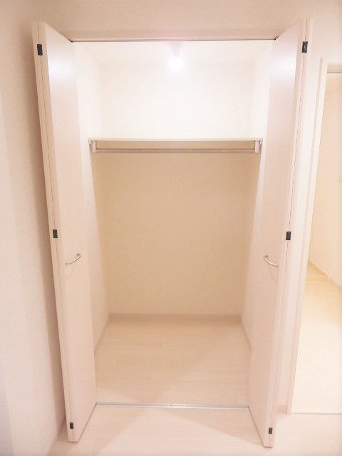 収納　衣類の収納に便利なクローゼットが付いています！