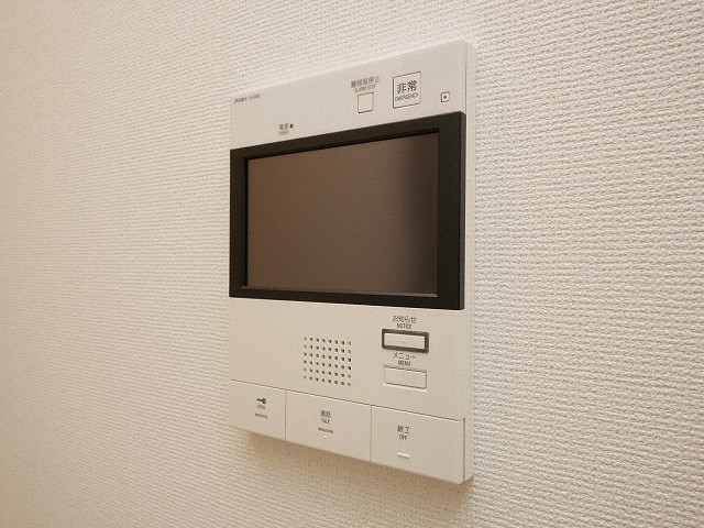 セキュリティ　モニター付きインターホンです