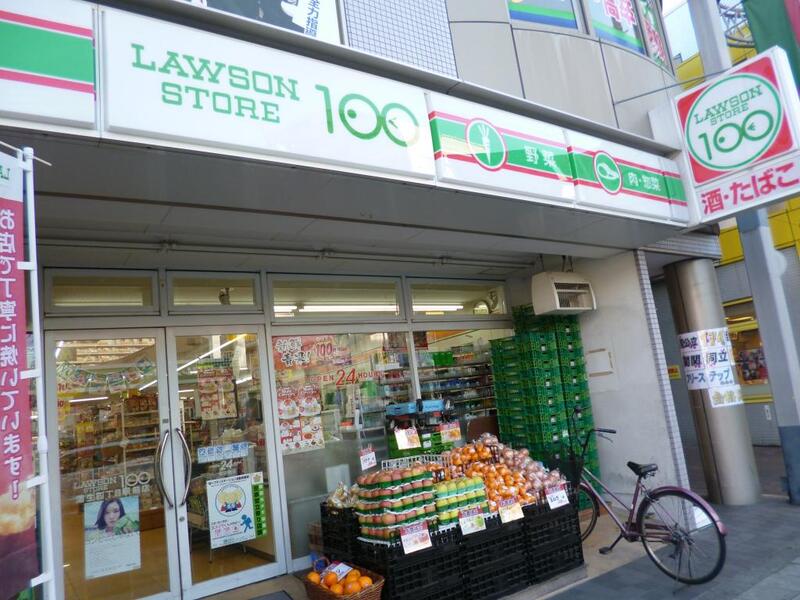 コンビニ　ローソンストア100 蒲生四丁目駅前店（コンビニ）まで83m