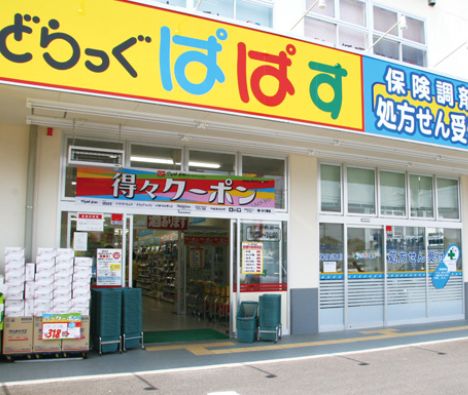 ドラックストア　どらっぐぱぱす月島店（ドラッグストア）まで347m