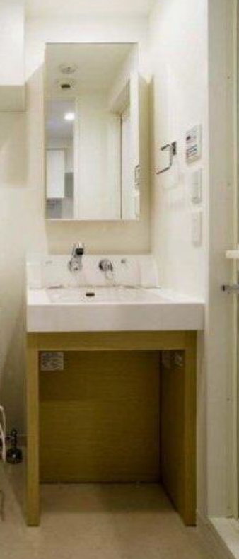 洗面設備　※別部屋の参考写真です。