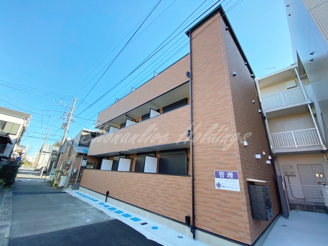建物外観　駅まで平坦・徒歩圏内の好立地♪角部屋のお部屋です。
