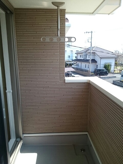 バルコニー　風通しの良いバルコニーです。
