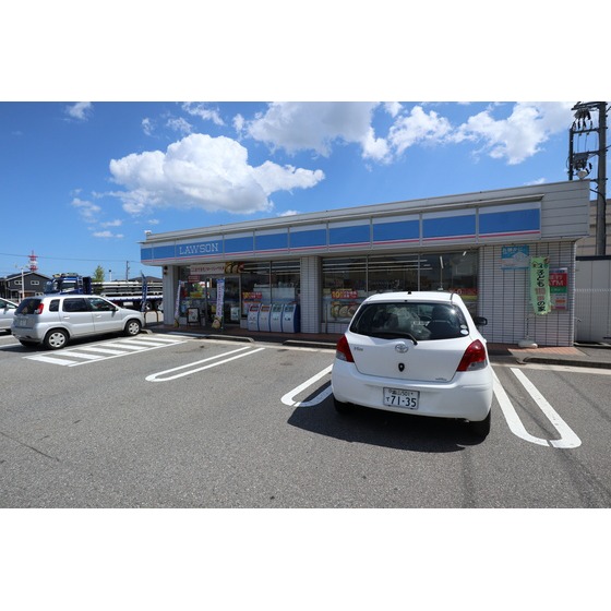 コンビニ　ローソン富山新庄銀座店（コンビニ）まで1200m