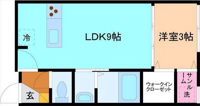 INTEGRAL奥井町 B棟 105の間取り写真