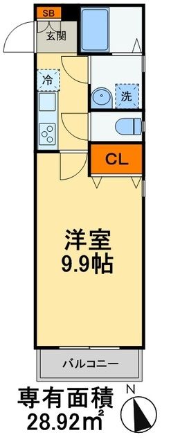 ミリアビタ津田沼の間取り写真