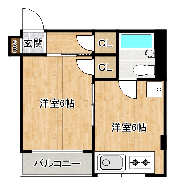 有持ビルの間取り写真
