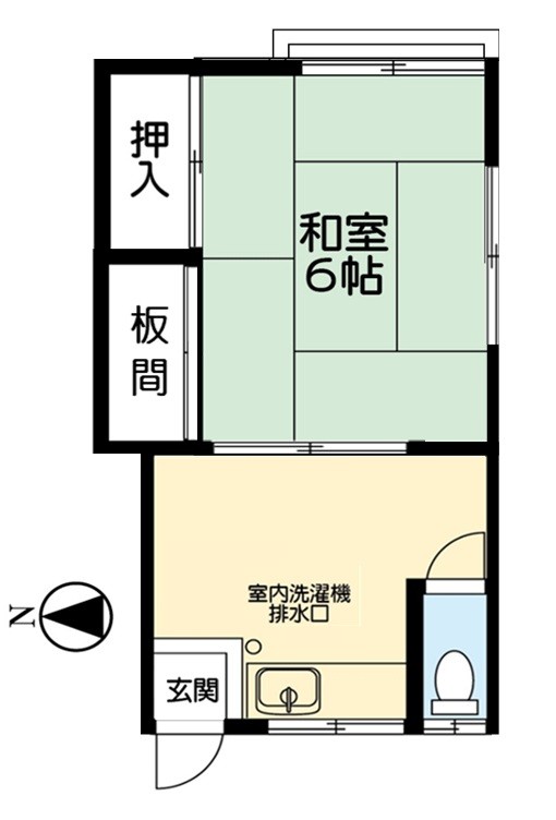 MS荘の間取り写真