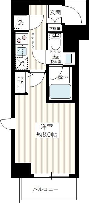 MAXIV上板橋AZの間取り写真
