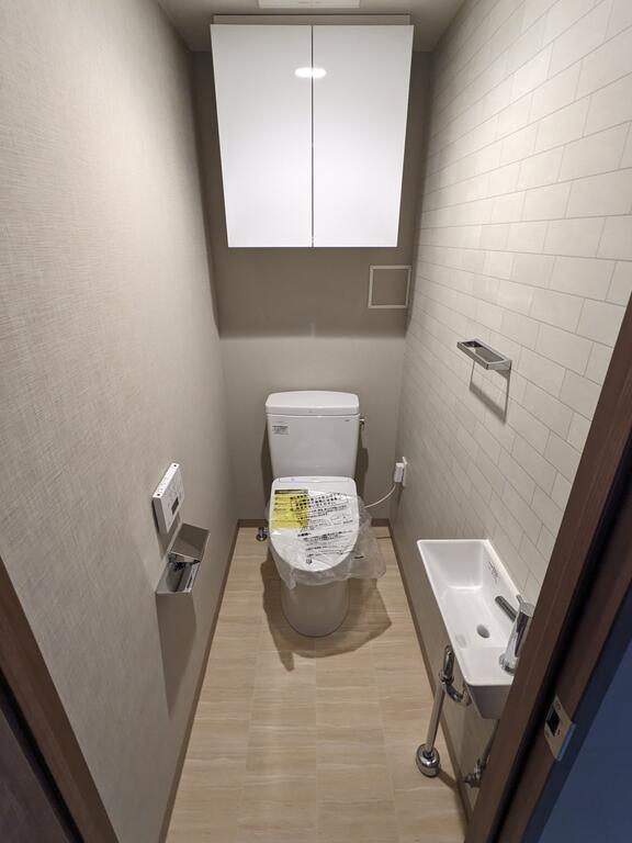 トイレ　ゆったりとした空間のトイレです