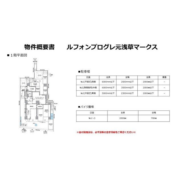 その他共有部分　物件概要