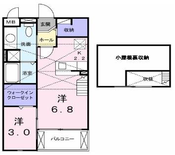 【メゾンユタカの間取り】