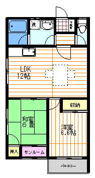 クレールメゾンの間取り