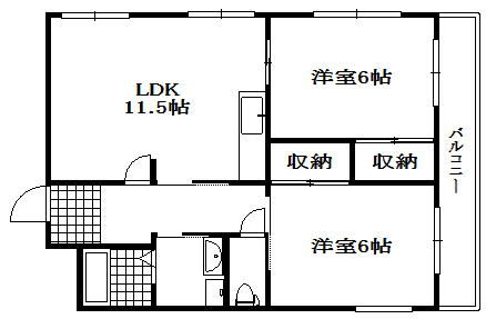 リッチウォーク大倉山の間取り