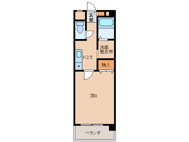 アーバンヴィラ岩出の間取り