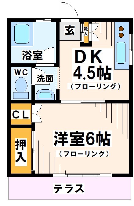 第2東荘の間取り