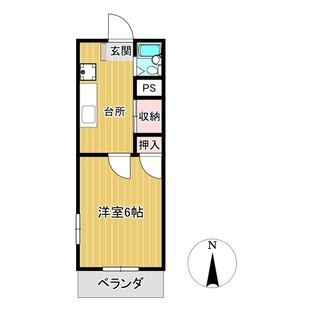 カルム津山ビルの間取り