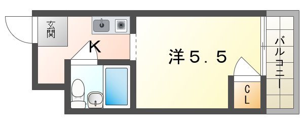 ピュアスモトB棟の間取り