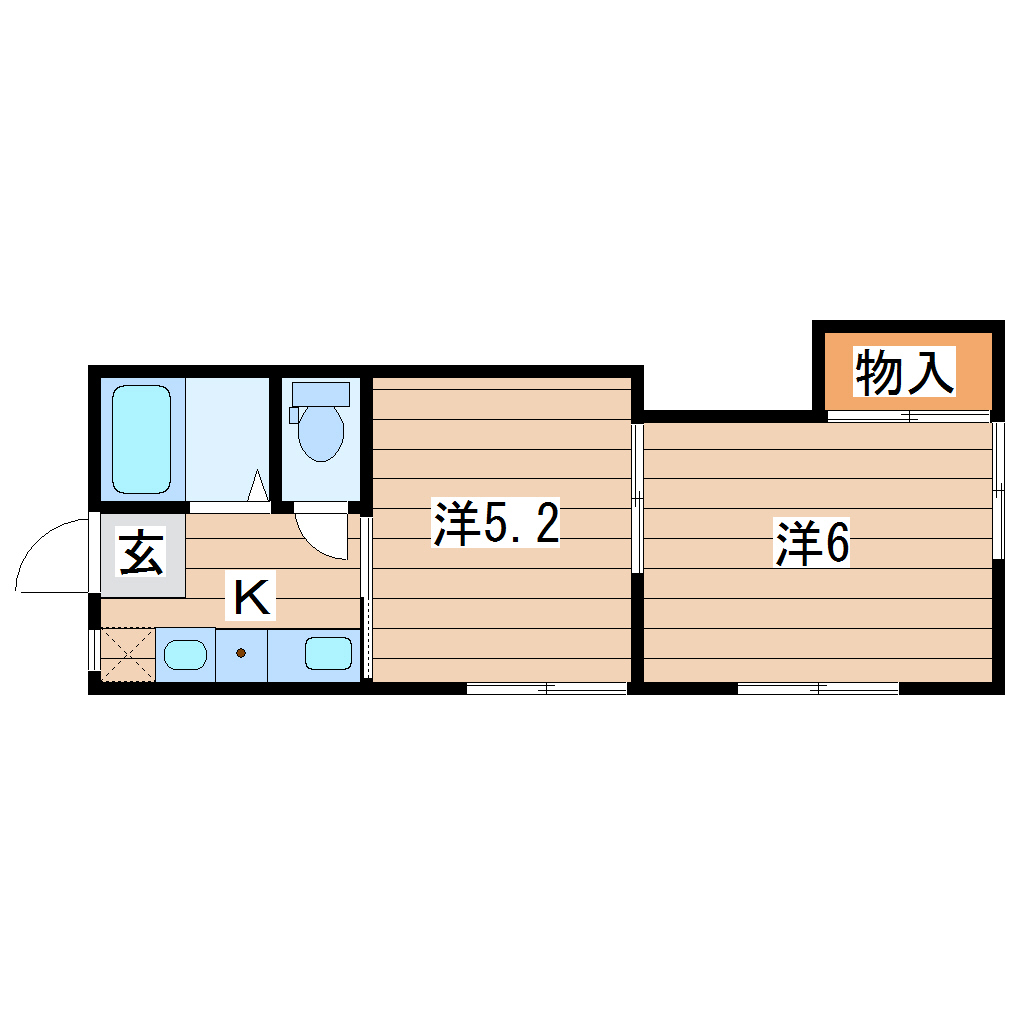 ルミエール笹口の間取り