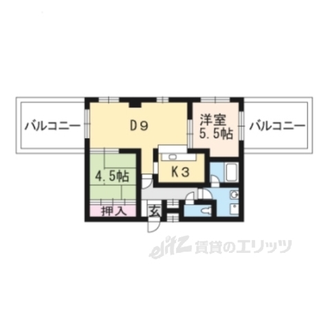 エクセルメゾン瀬田の間取り