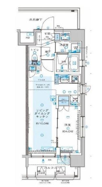 【川口市並木のマンションの間取り】