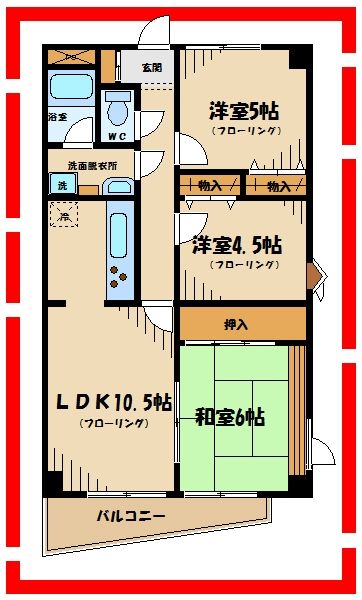 シャトレープランドールの間取り