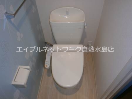 【倉敷市連島中央のアパートのトイレ】