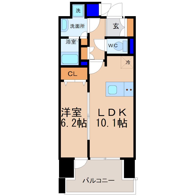 プレサンス丸の内リラティの間取り