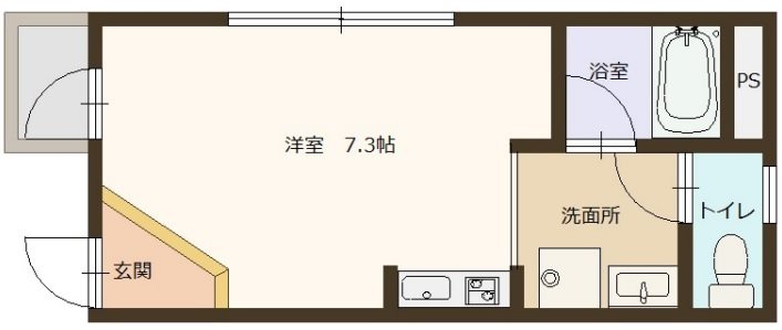 姫路市豊沢町のマンションの間取り