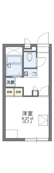 レオパレスアイーダの間取り