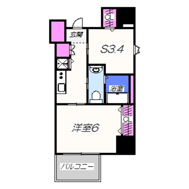 ディアコート宿屋町の間取り