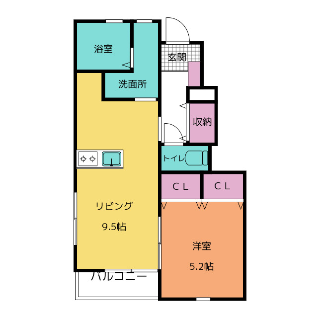 チッタ大野町の間取り