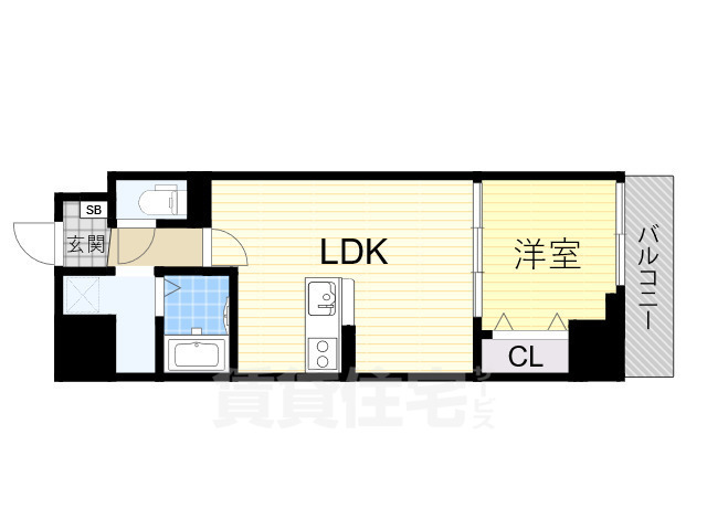 堺市堺区甲斐町東のマンションの間取り